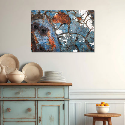 Blue Abstract Art Print